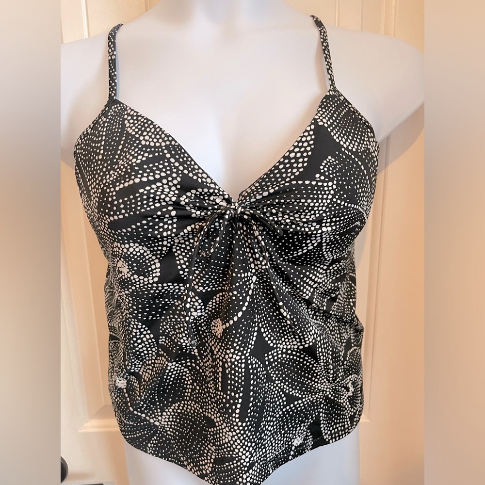 Islander Tankini Top with Built in Bra, size 12